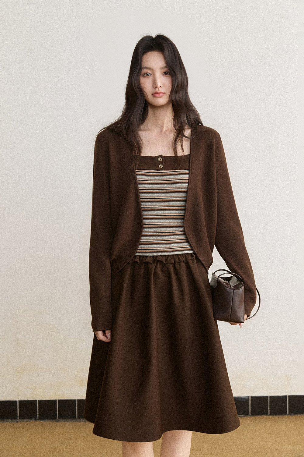 Knit Shirt+Camisole for Women MISHOW