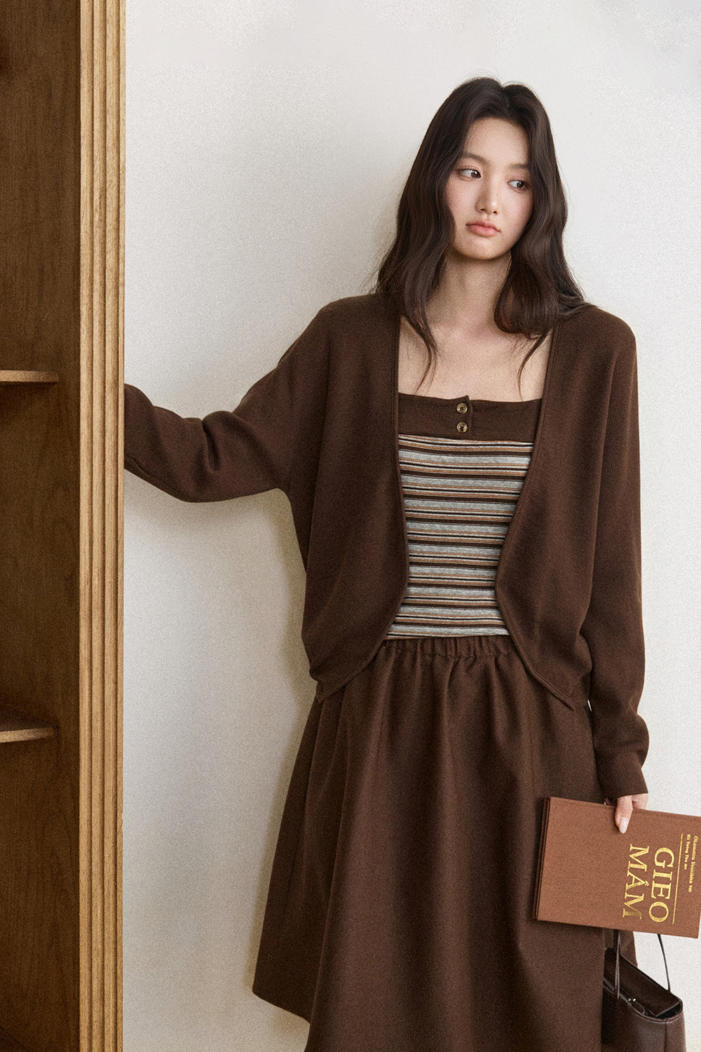 Knit Shirt+Camisole for Women MISHOW