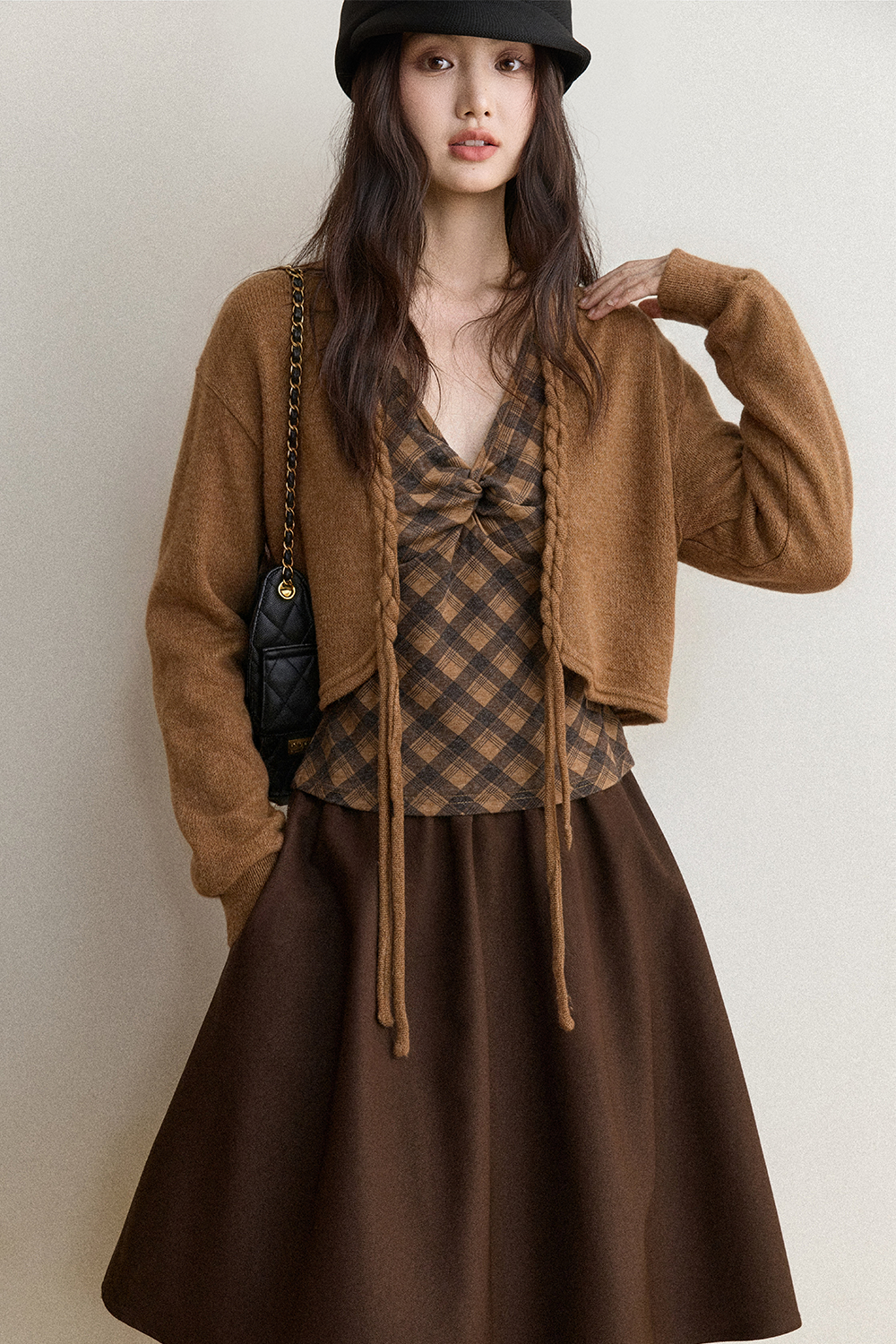Knit Shirt Set for Women MISHOW