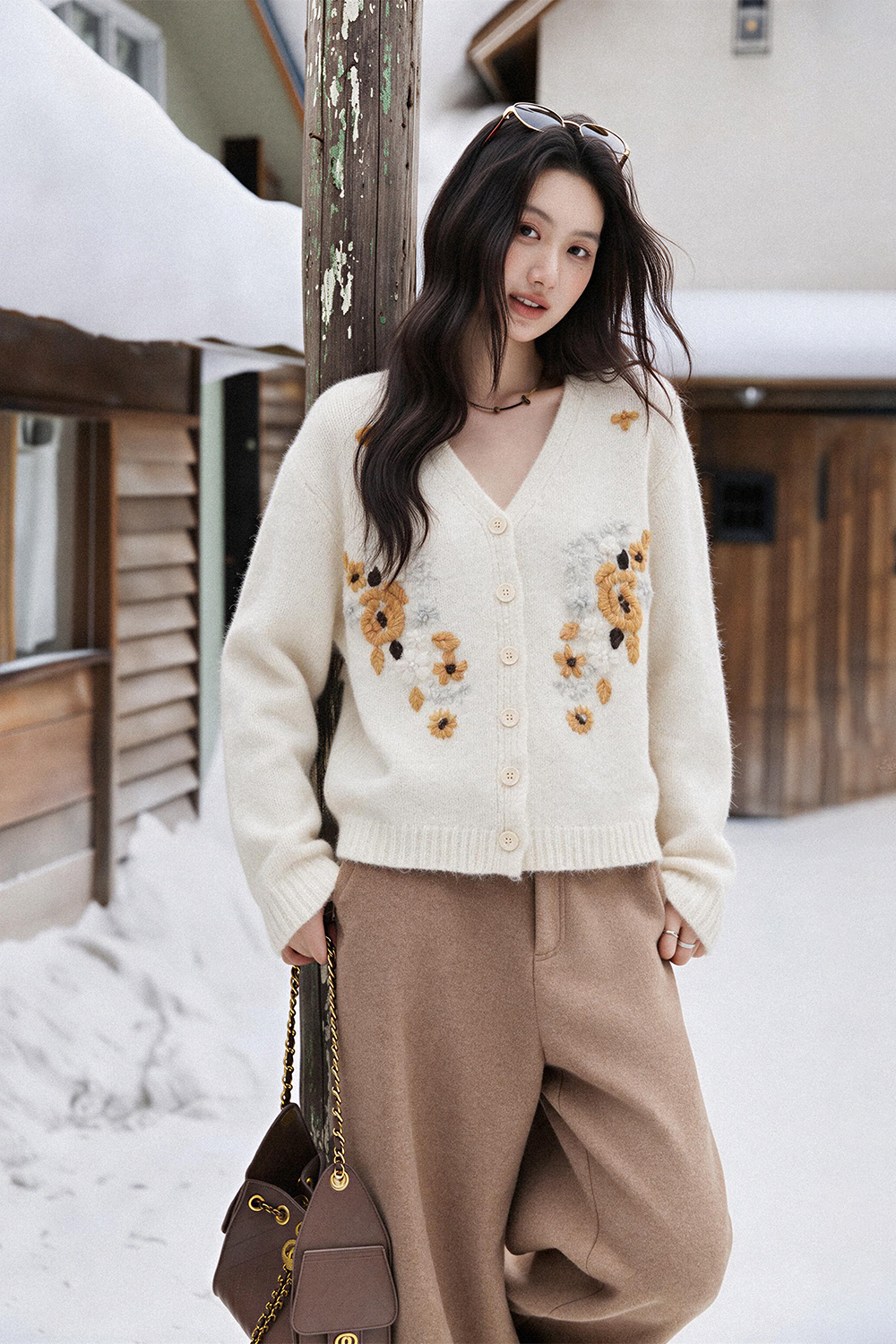 Knit Cardigan for Women MISHOW