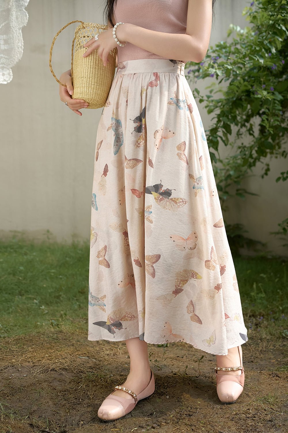 Set T-shirt dan Rok Rajut Dijual Terpisah