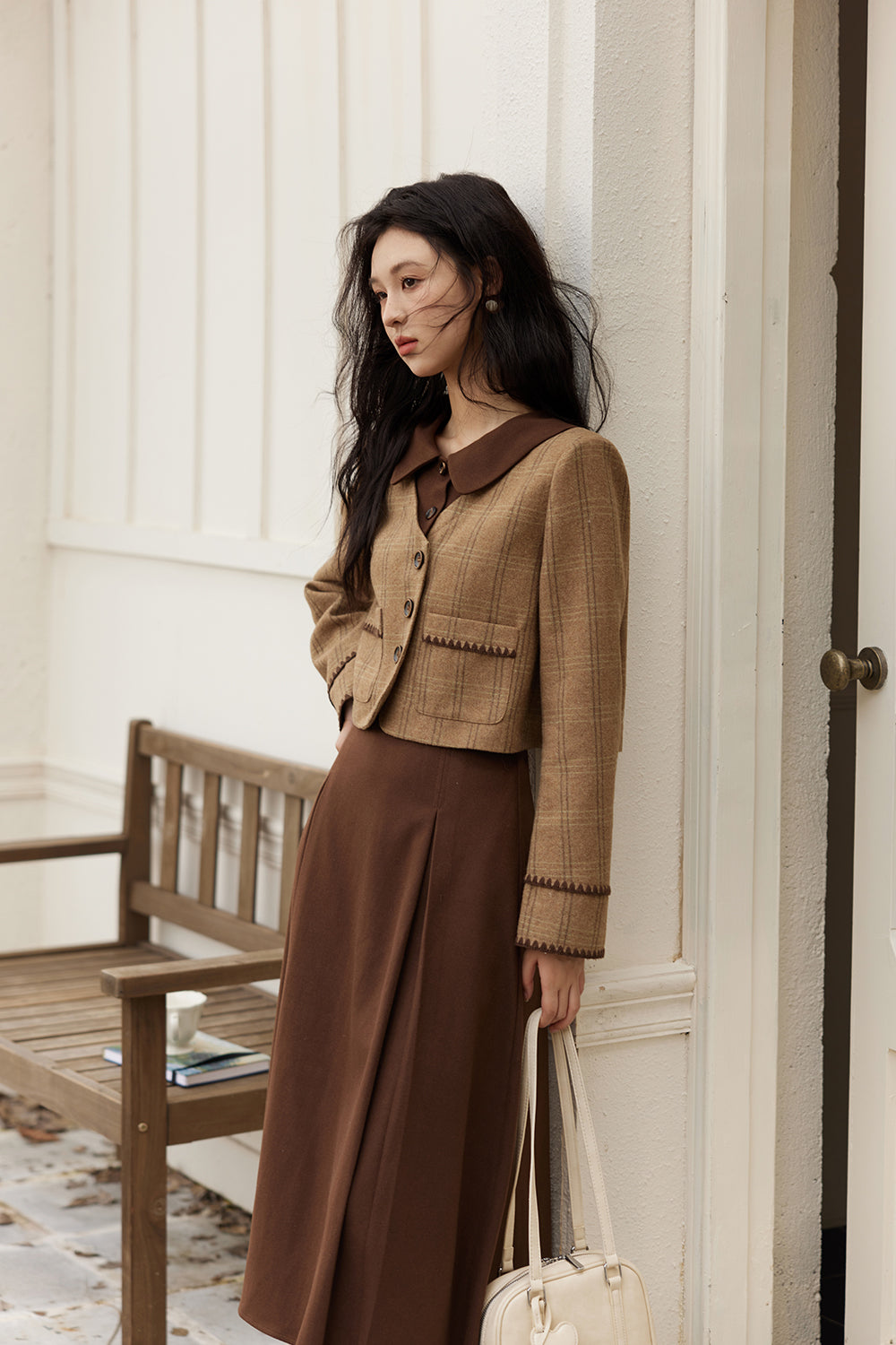 ชุดเสื้อโค้ตและกระโปรงขายแยกกัน