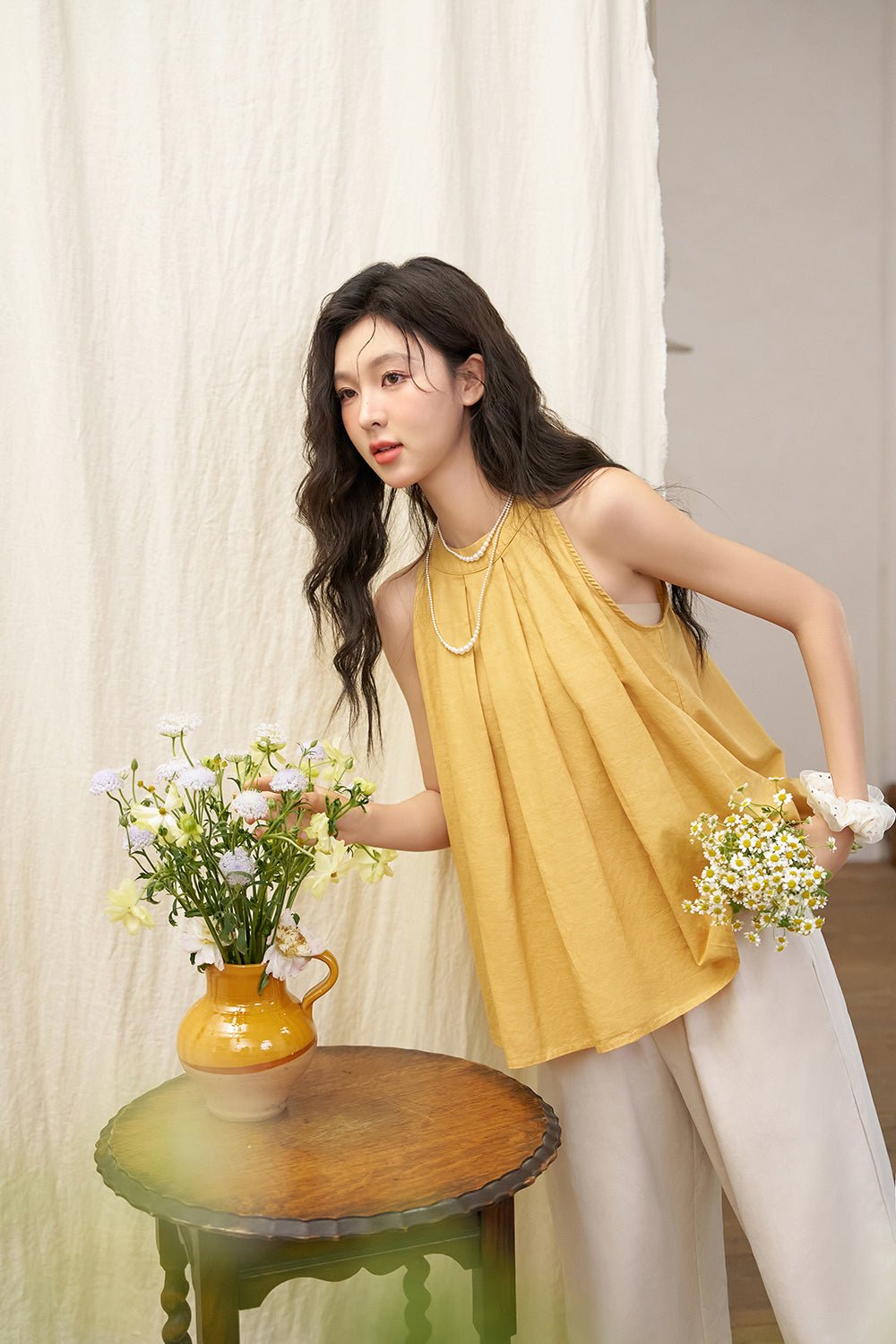 Set Blus dan Celana Off the Shoulder Dijual Terpisah