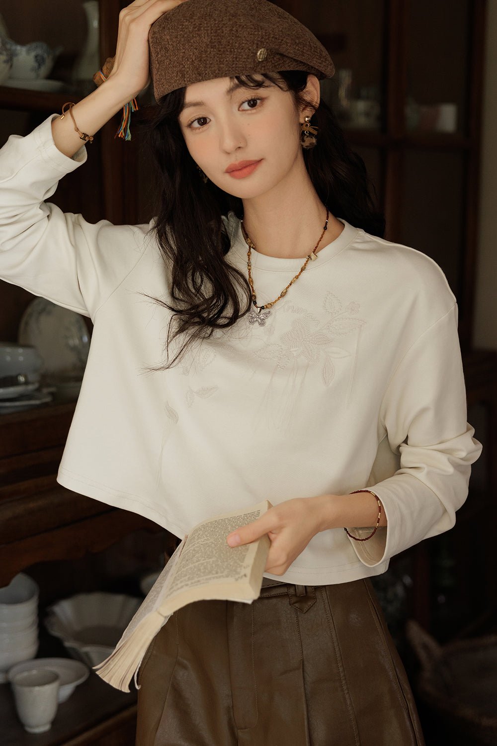 เสื้อยืดแขนยาวสำหรับผู้หญิง