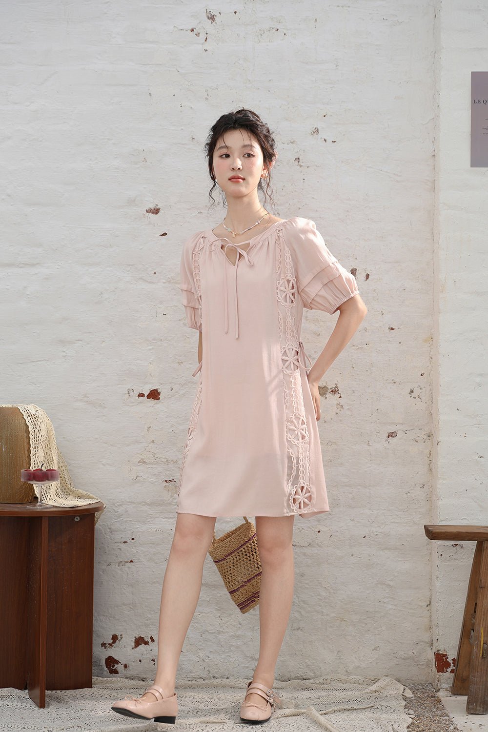 Váy Midi Hồng cho Nữ