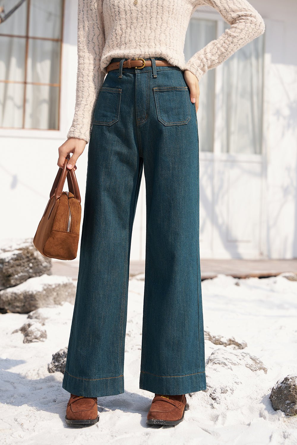 Jeans Denim Tebal untuk Wanita
