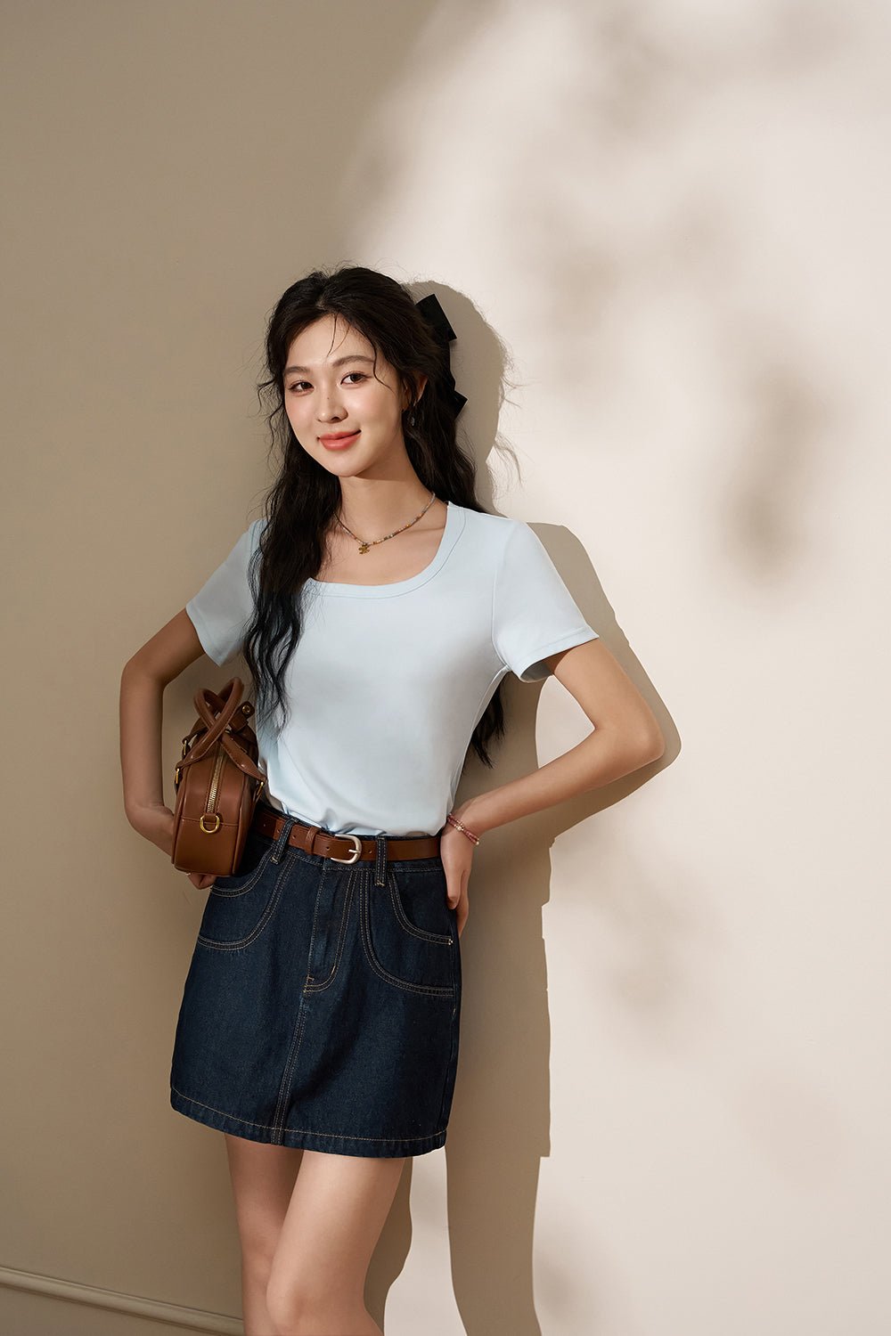 T-shirt ramping untuk wanita