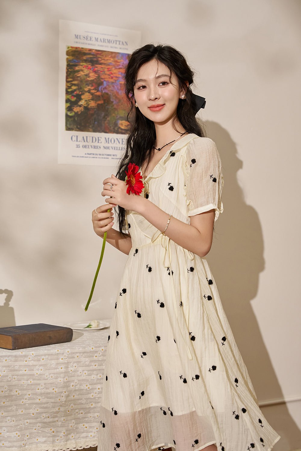 Gaun Maxi Bunga untuk Wanita