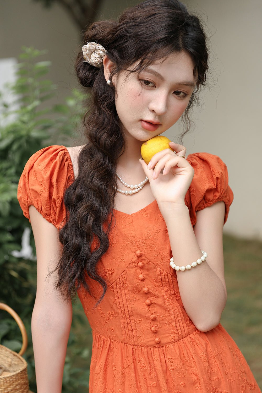 ชุดเดรสยาวทรงเอไลน์สำหรับผู้หญิง