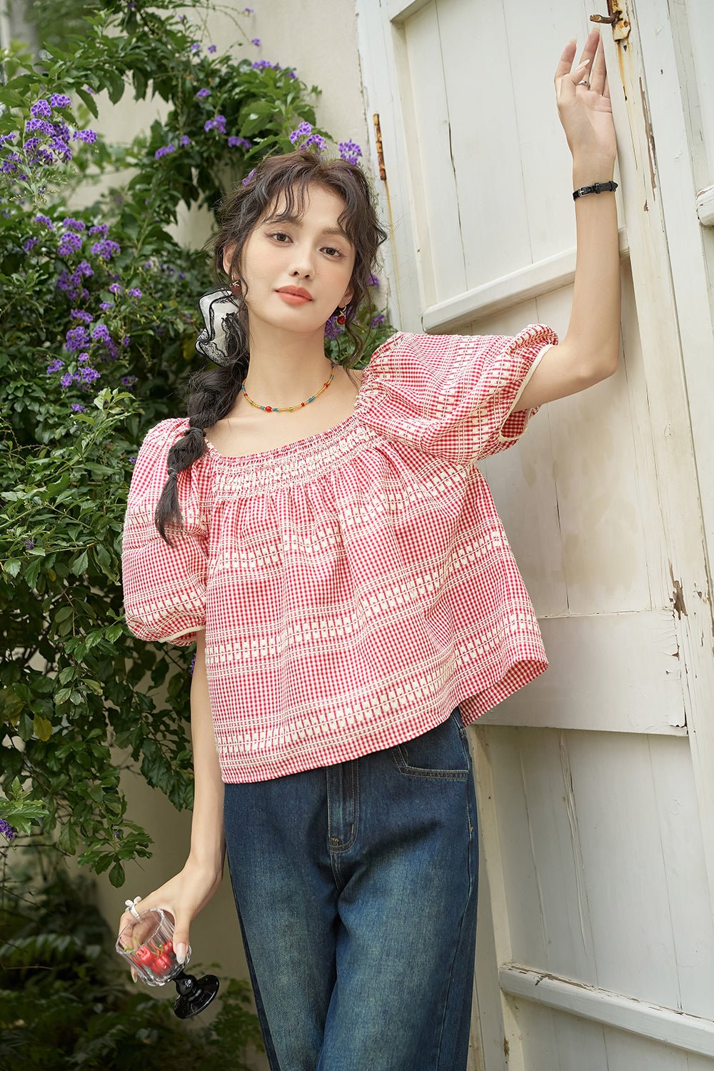 Puff Sleeve Blouse for Women