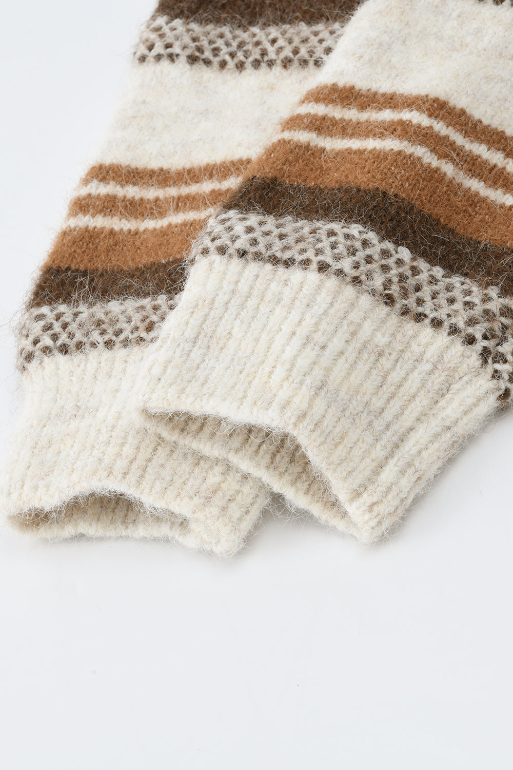 여성용 니트 셔츠 + 숄