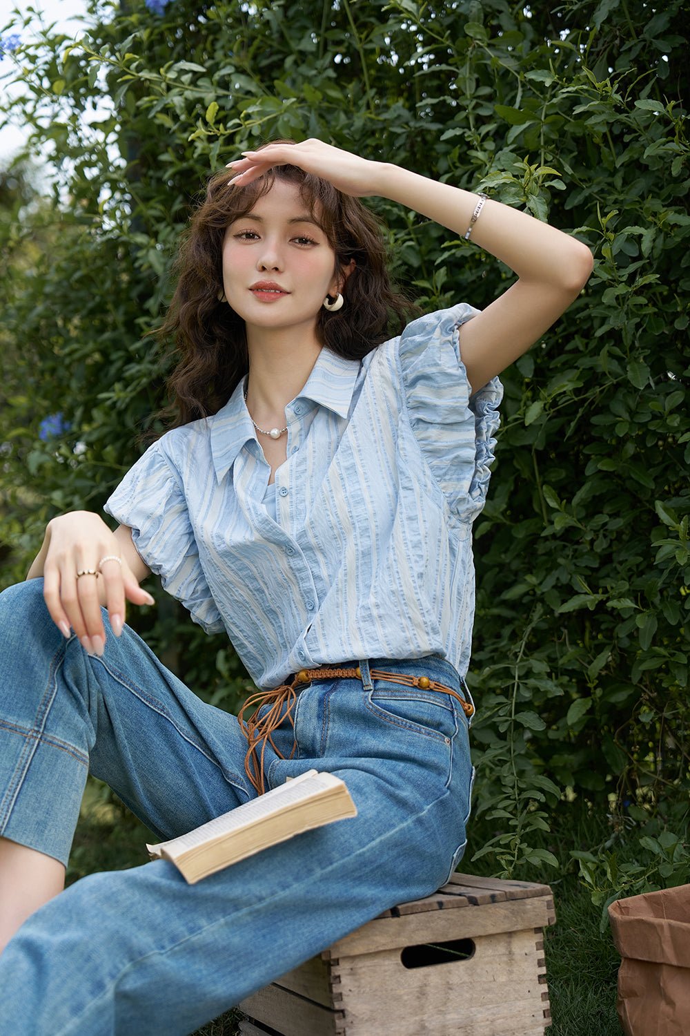 Puff Sleeve Shirts for Women - Mishow
