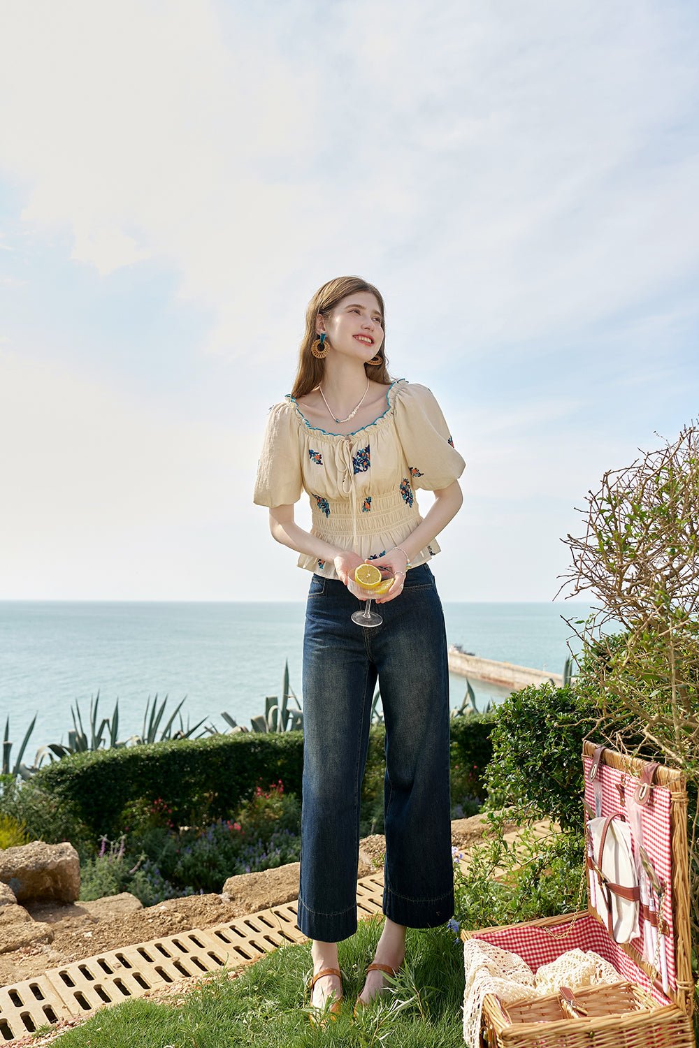 100% 純棉女襯衫