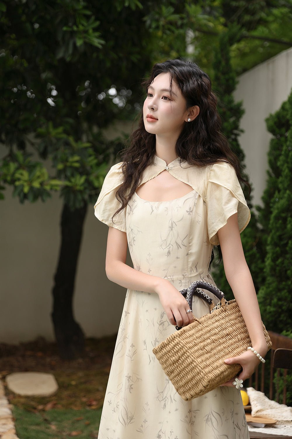 Mencetak Gaun Maxi Sifon untuk Wanita