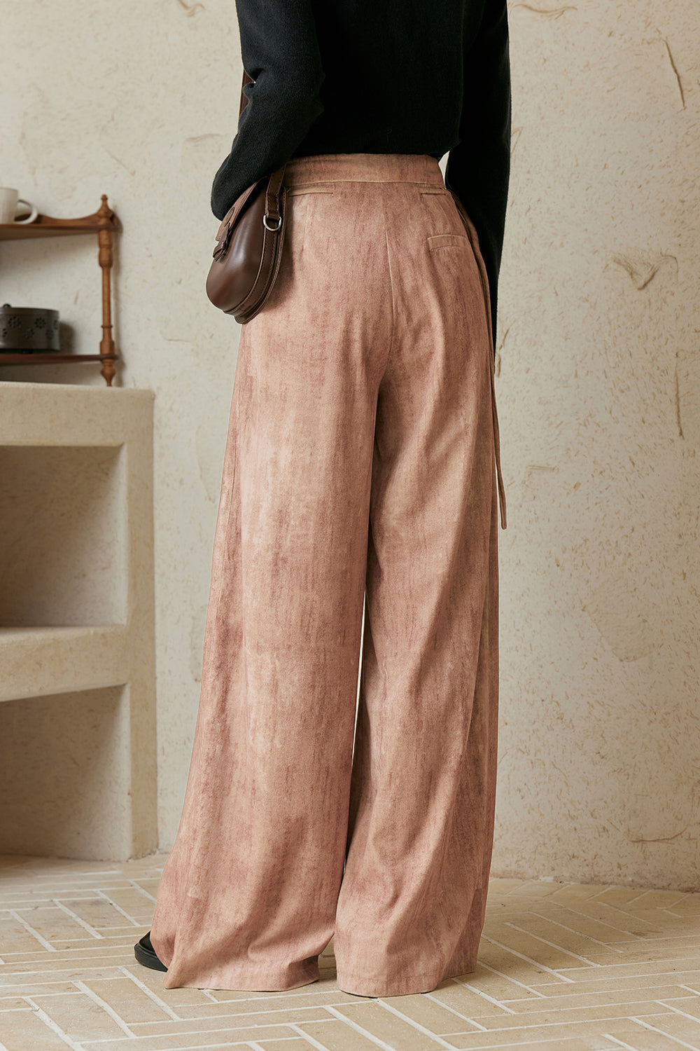 กางเกงยีนส์ขากว้างสำหรับผู้หญิง