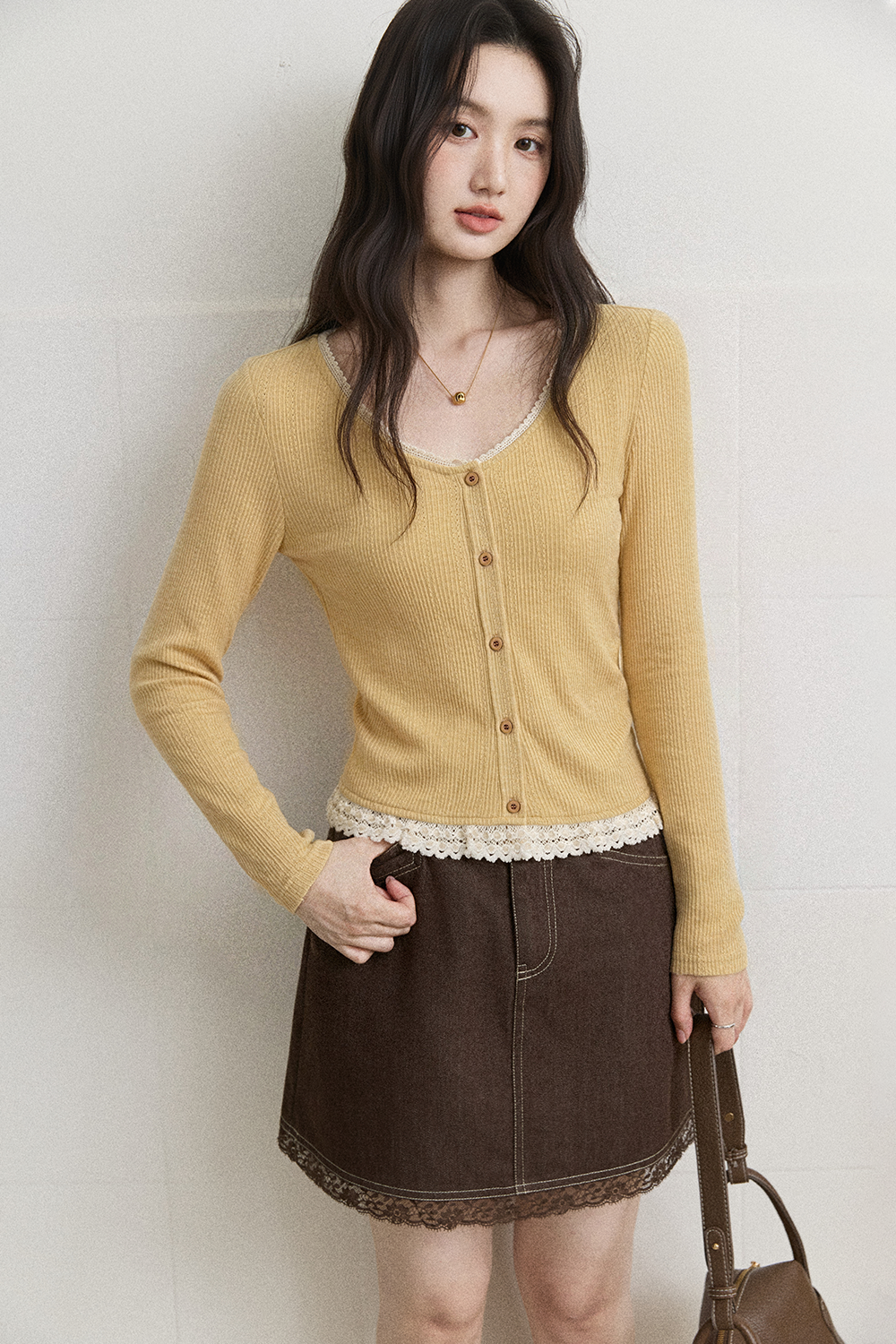 Knit Shirt for Women MISHOW