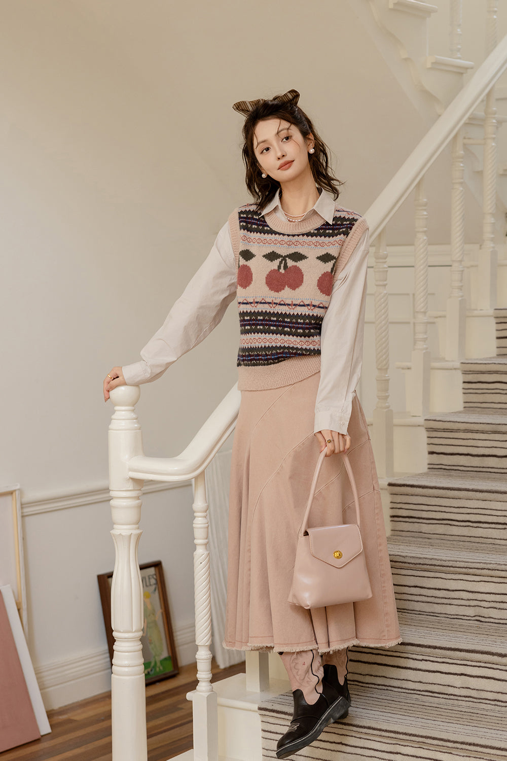 เสื้อกั๊กถักสำหรับผู้หญิง