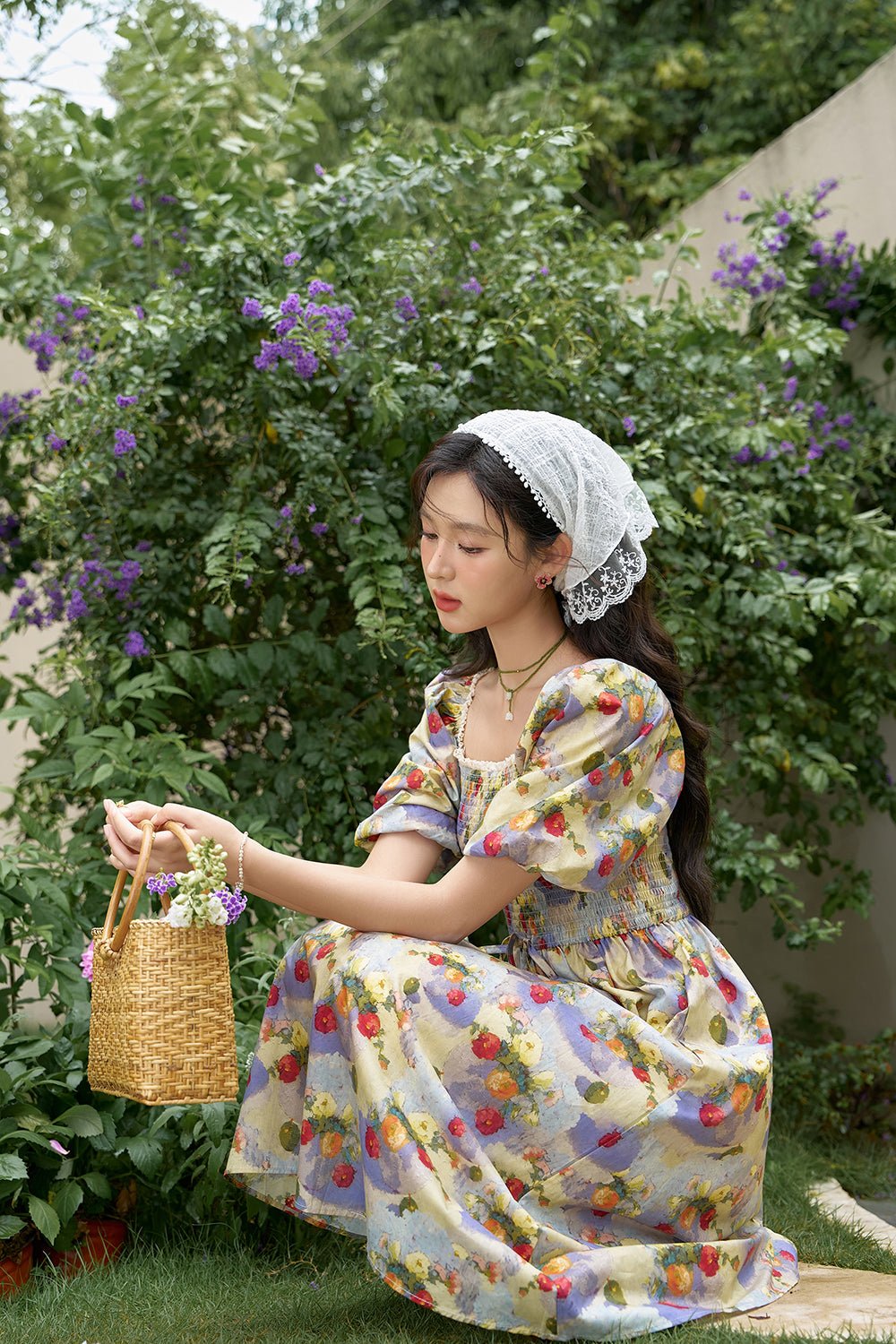 Váy Maxi Hoa Cho Nữ