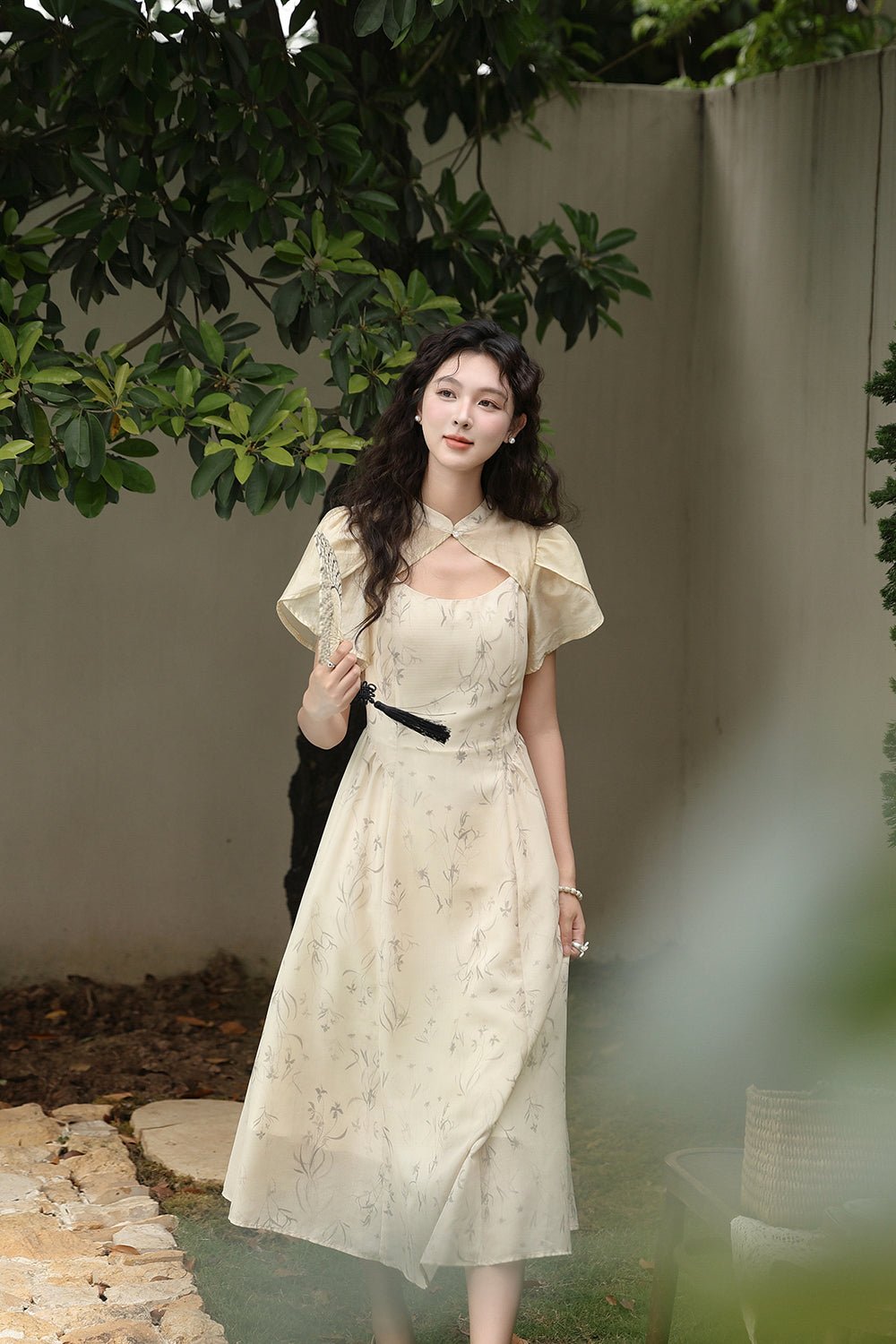 Mencetak Gaun Maxi Sifon untuk Wanita