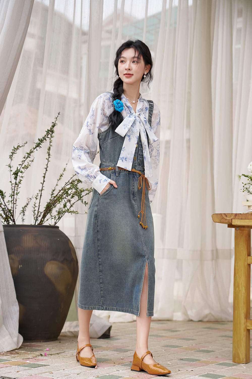 女性のためのマキシスパゲッティストラップドレス