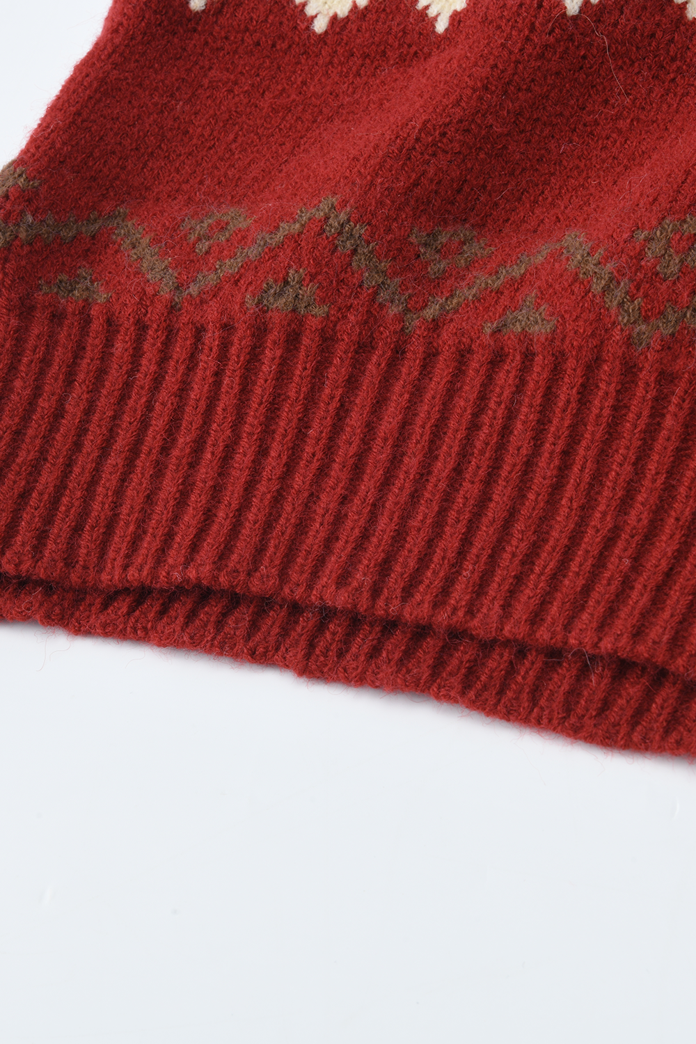 Knit Shirt and Skirt Set