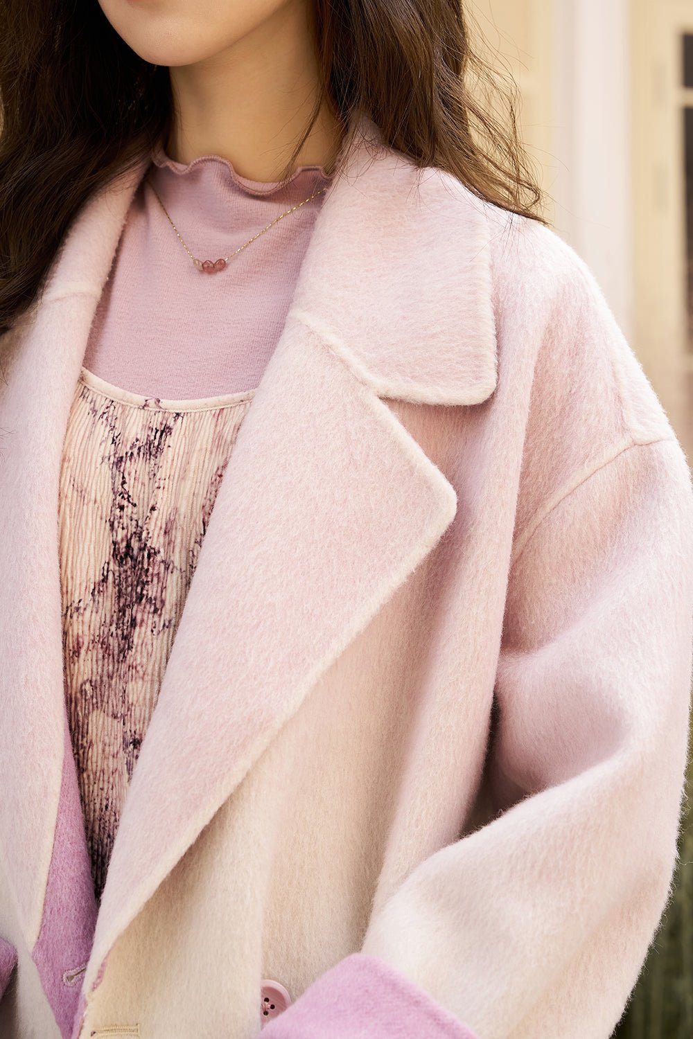 เสื้อโค้ทผ้าขนสัตว์สำหรับผู้หญิง