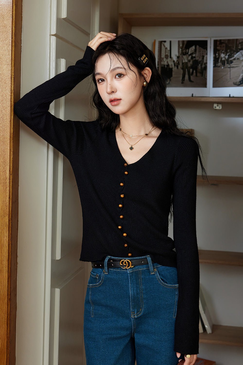 Áo Sơ Mi Nữ Dệt Kim