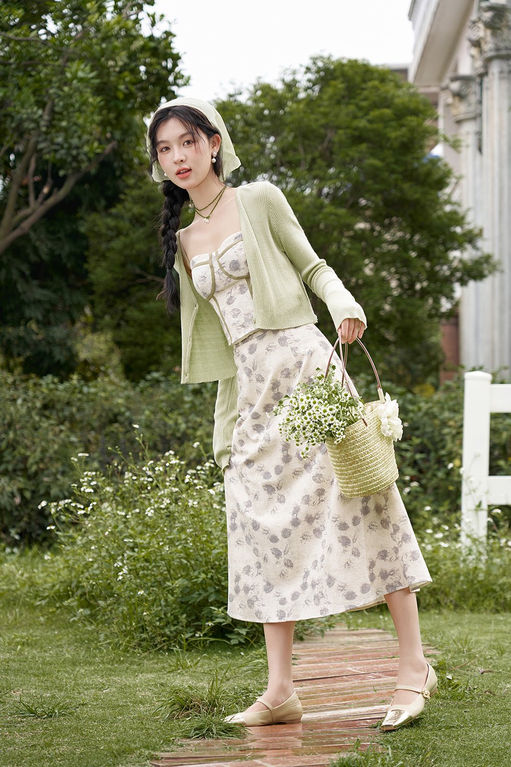 Set Atasan dan Rok Tali Spageti Dijual Terpisah