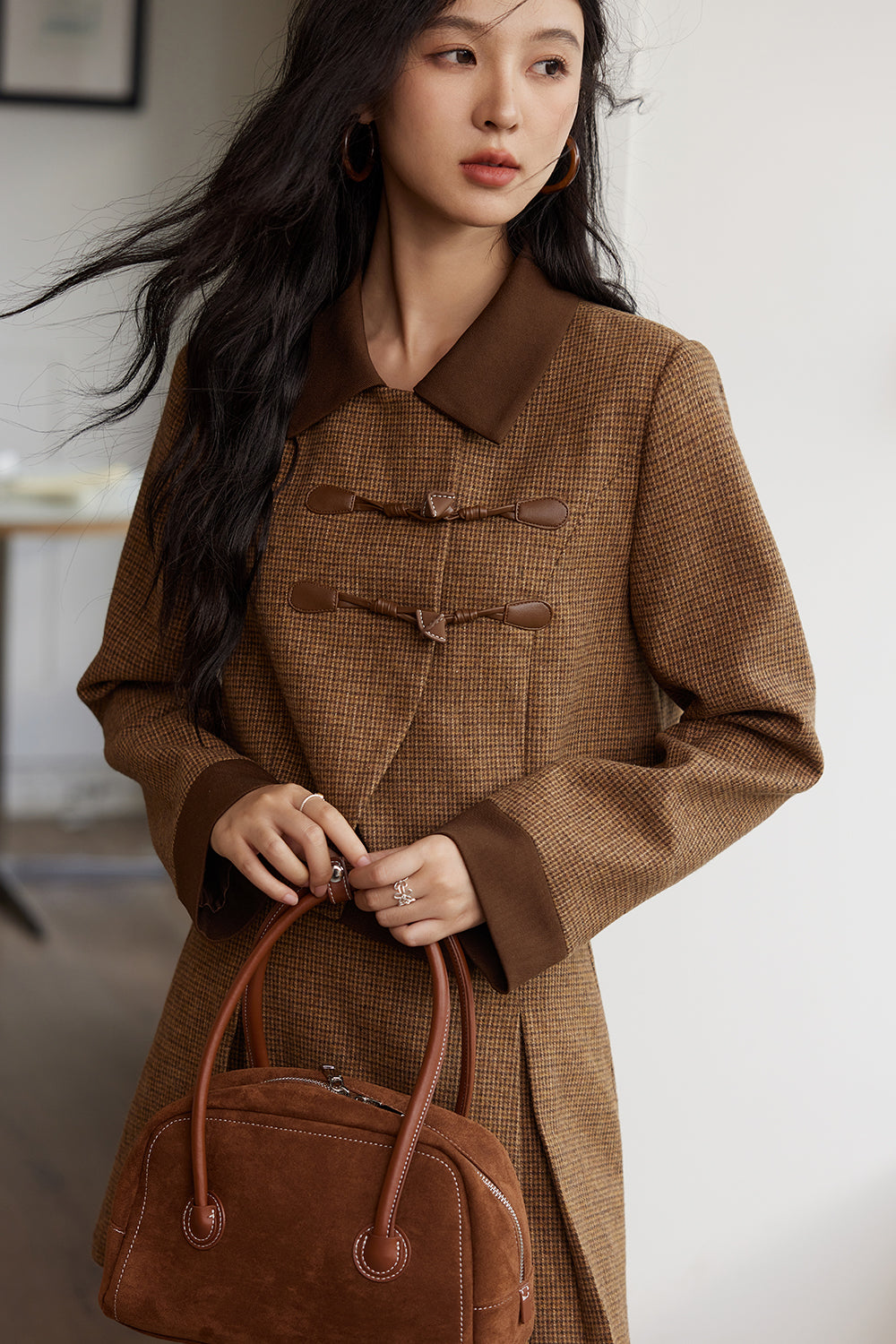 ชุดเสื้อโค้ตและกระโปรงขายแยกกัน