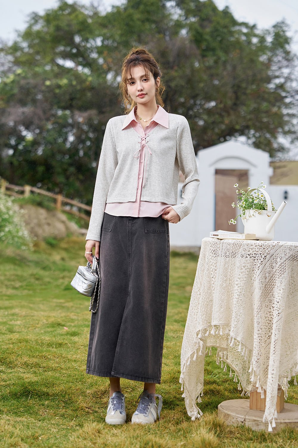 여성용 맥시 스커트