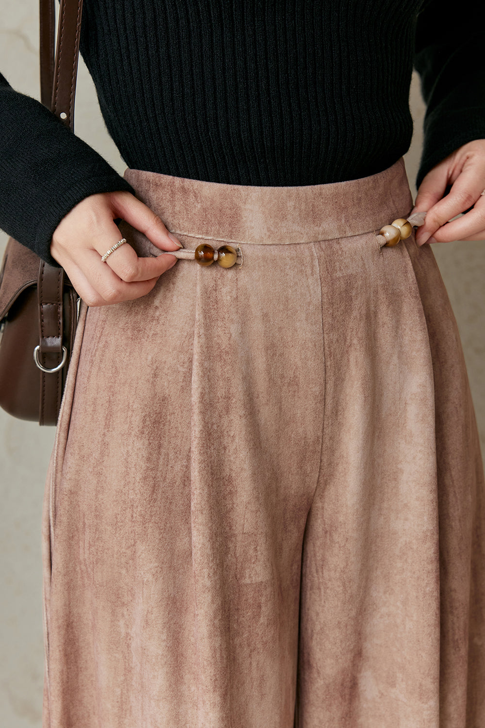 กางเกงยีนส์ขากว้างสำหรับผู้หญิง