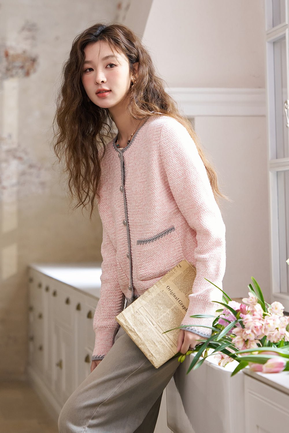 Áo Sơ Mi Nữ Dệt Kim