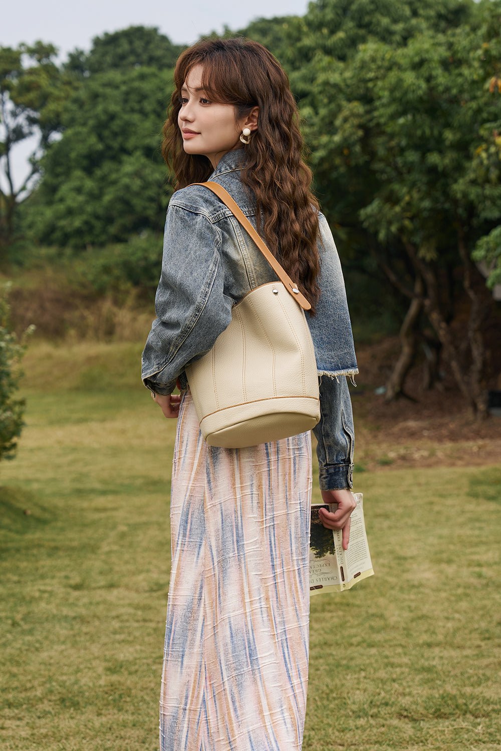 여성용 데님 재킷