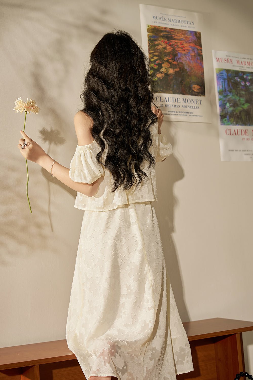 Gaun Maxi Off the Shoulder untuk Wanita