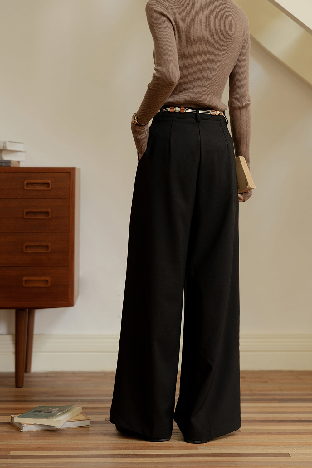 Quần Jeans Ống Rộng Cho Nữ