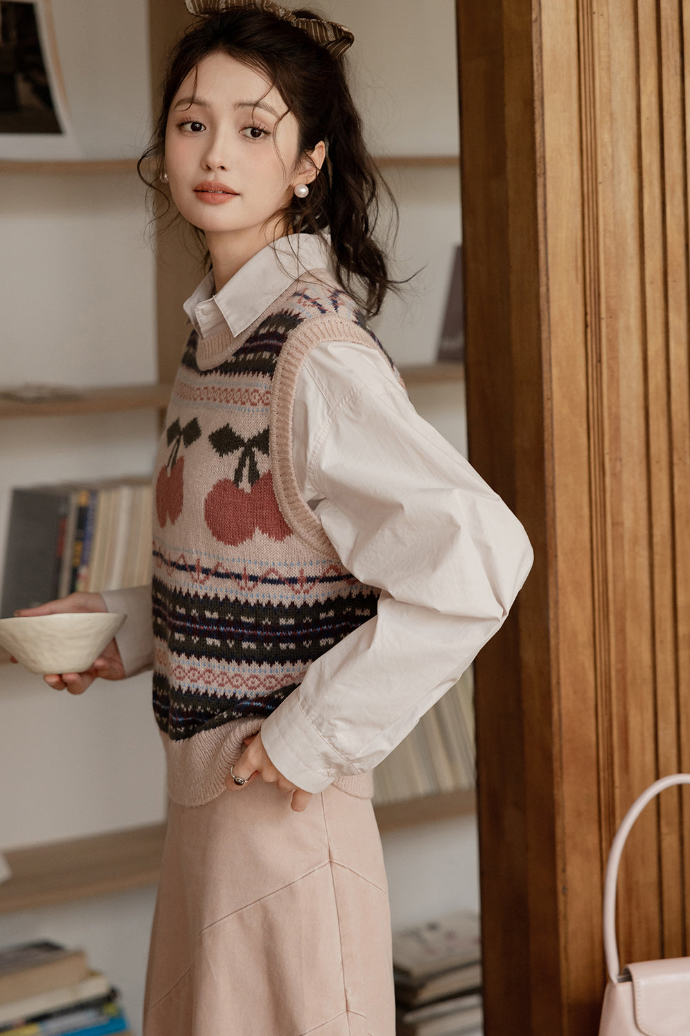 เสื้อกั๊กถักสำหรับผู้หญิง