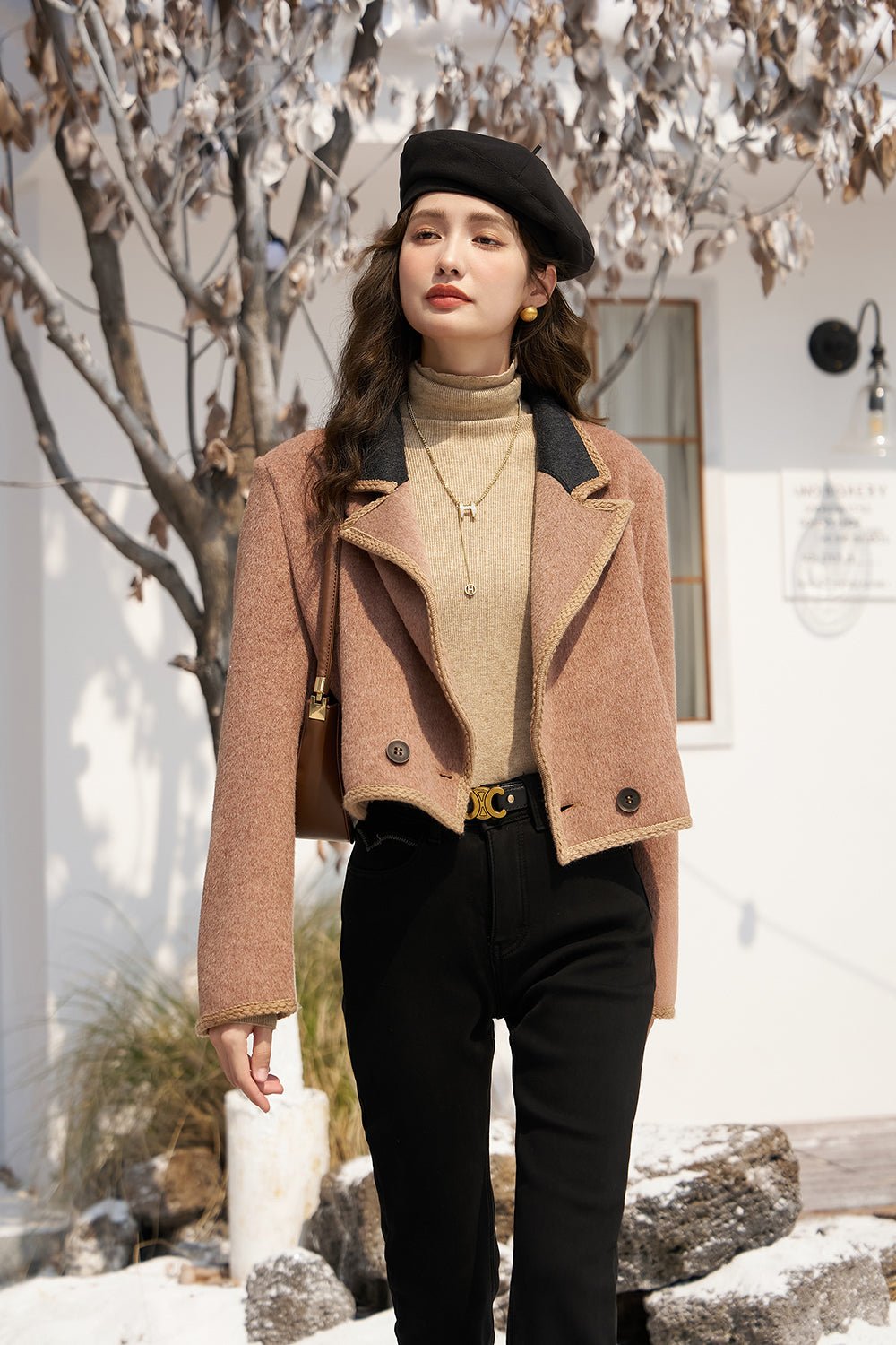 여성용 울 코트