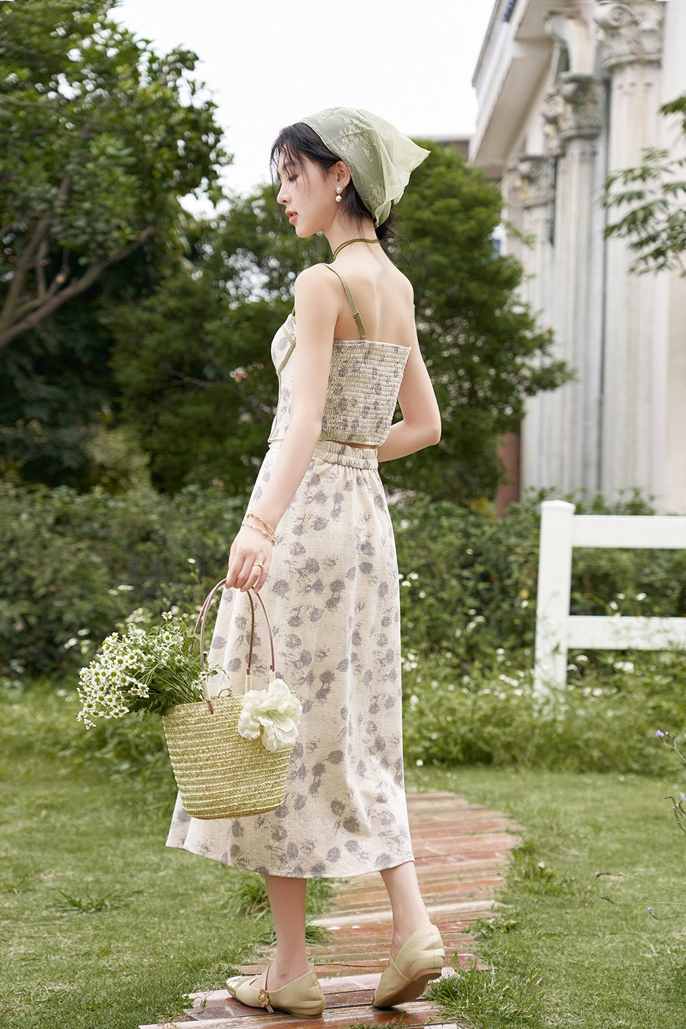 Set Atasan dan Rok Tali Spageti Dijual Terpisah