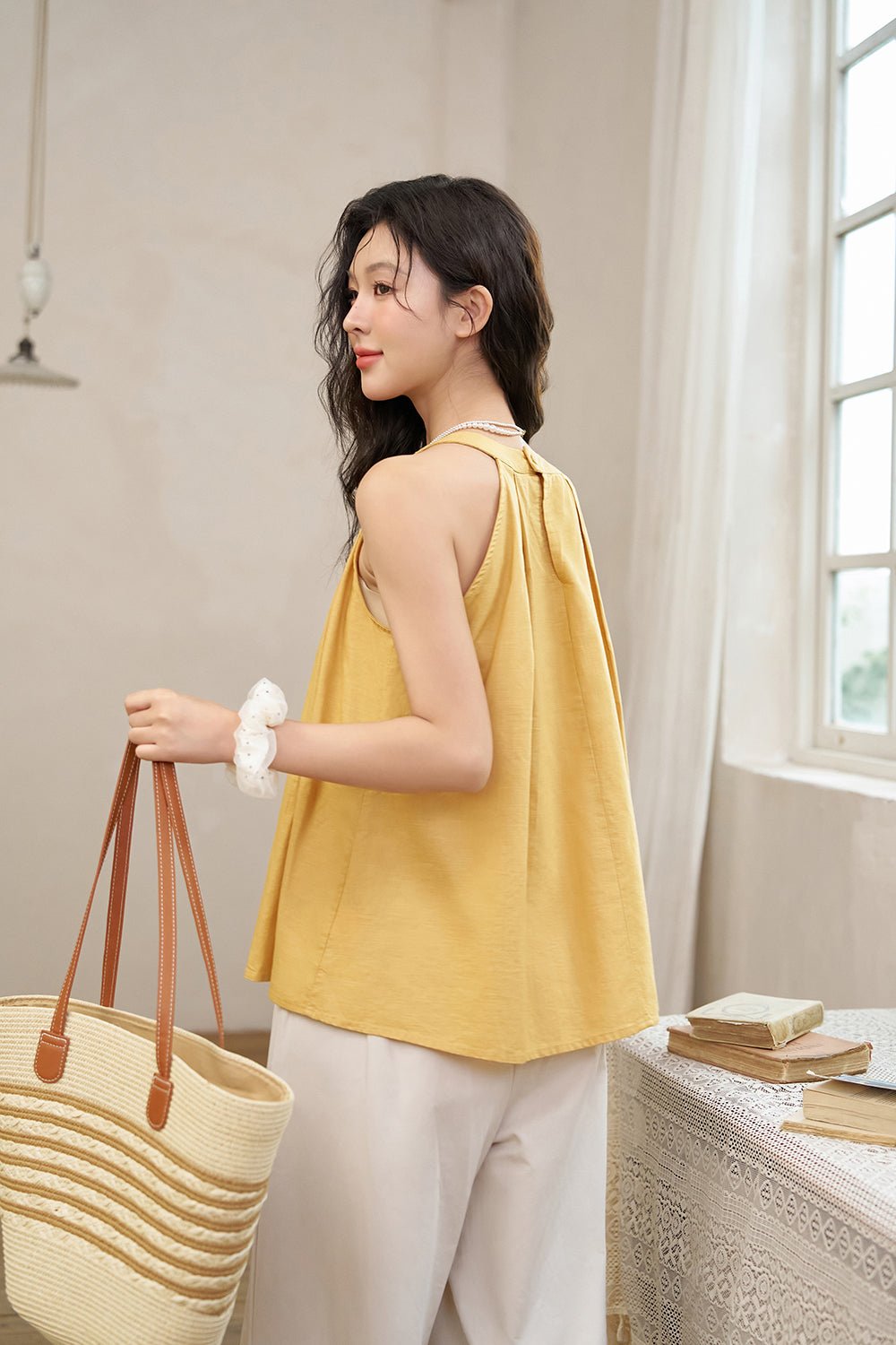 Set Blus dan Celana Off the Shoulder Dijual Terpisah