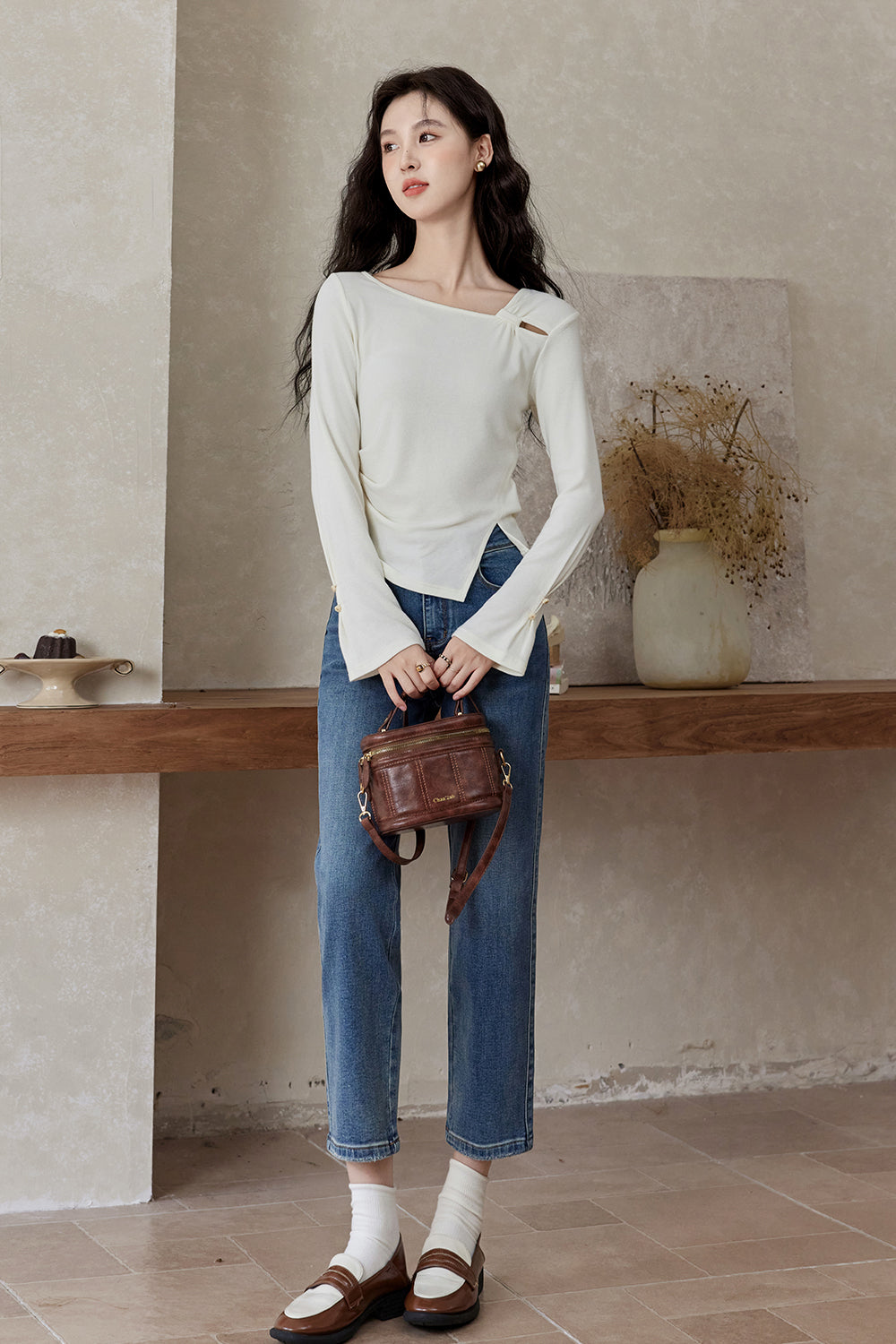 เสื้อยืดแขนยาวสำหรับผู้หญิง