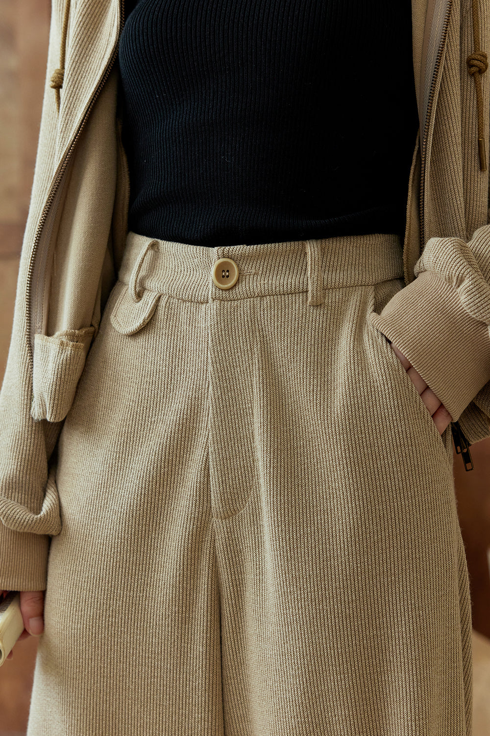 ชุดเสื้อถักและกางเกงขายแยกชิ้น