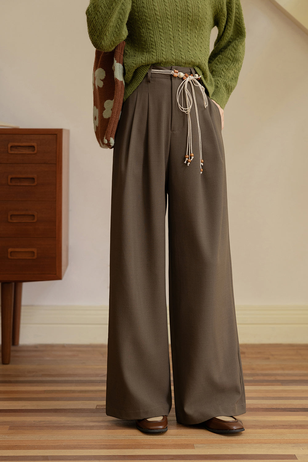 Quần Jeans Ống Rộng Cho Nữ