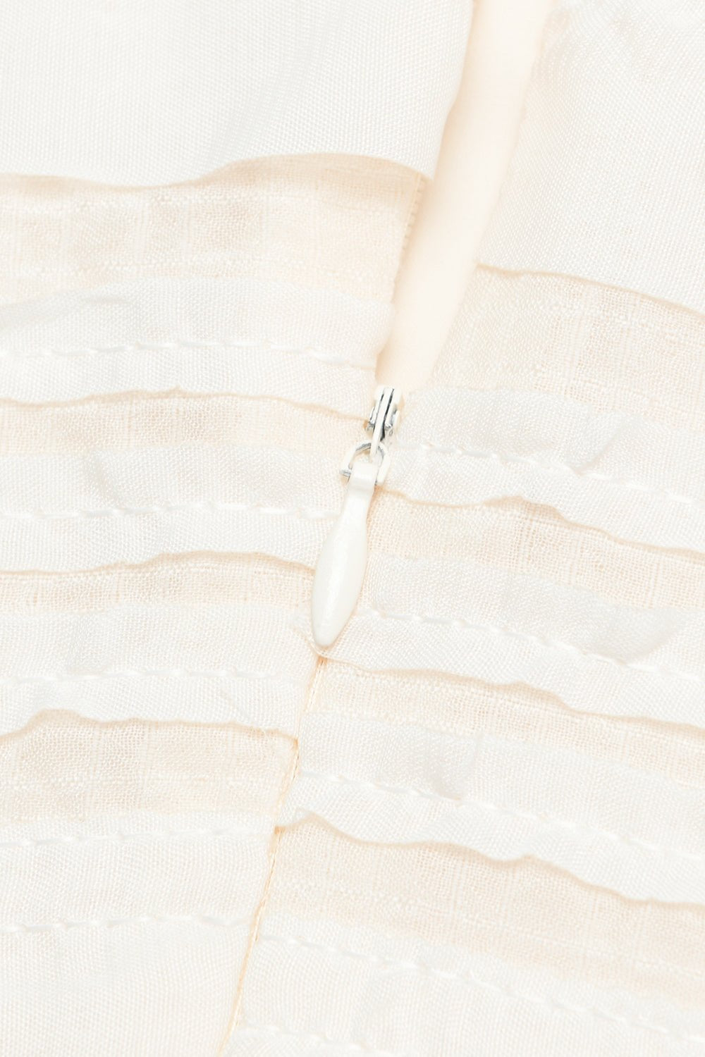 Gaun Maxi Lengan Puff Padat untuk Wanita