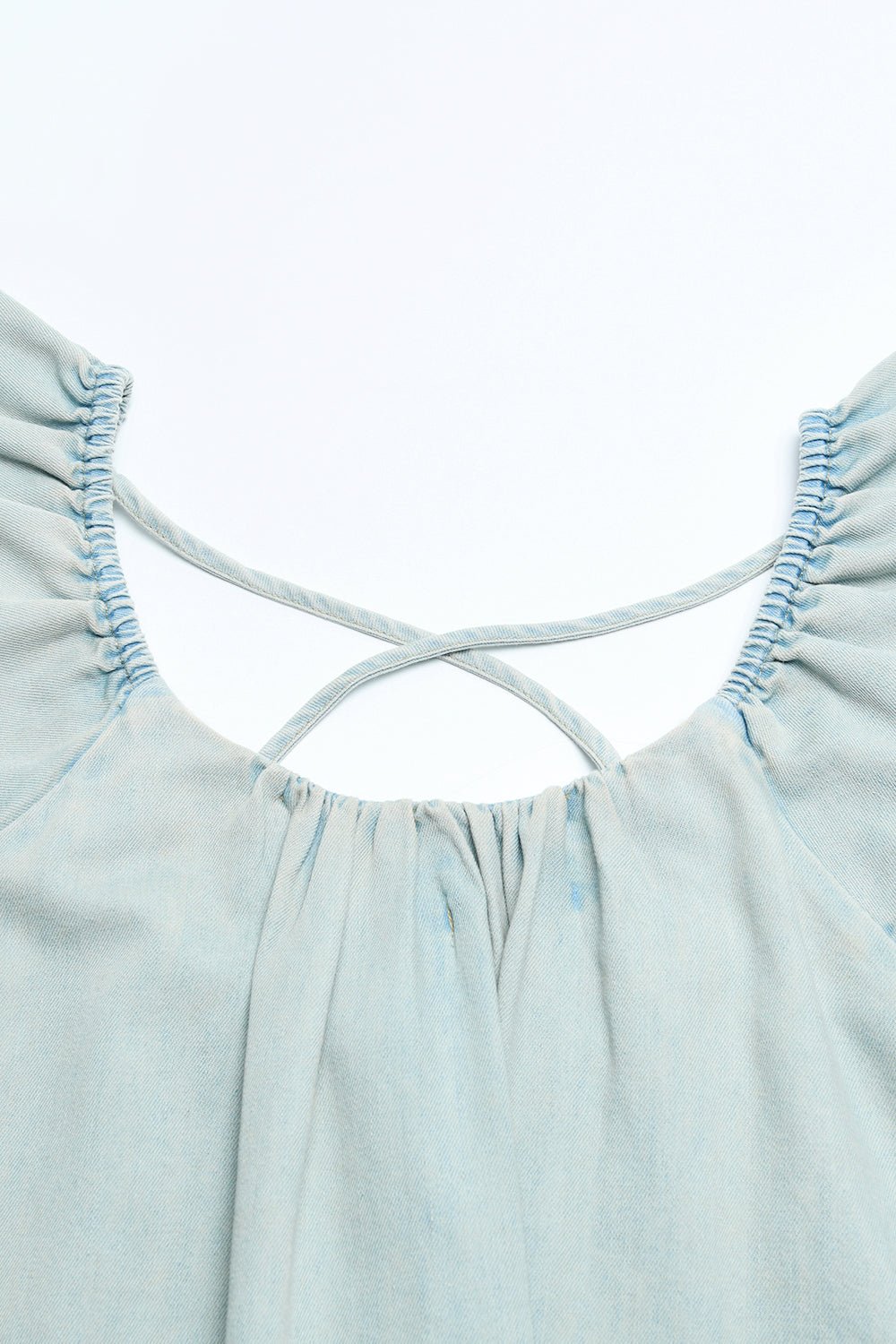 Váy midi trơn tay bồng cho nữ