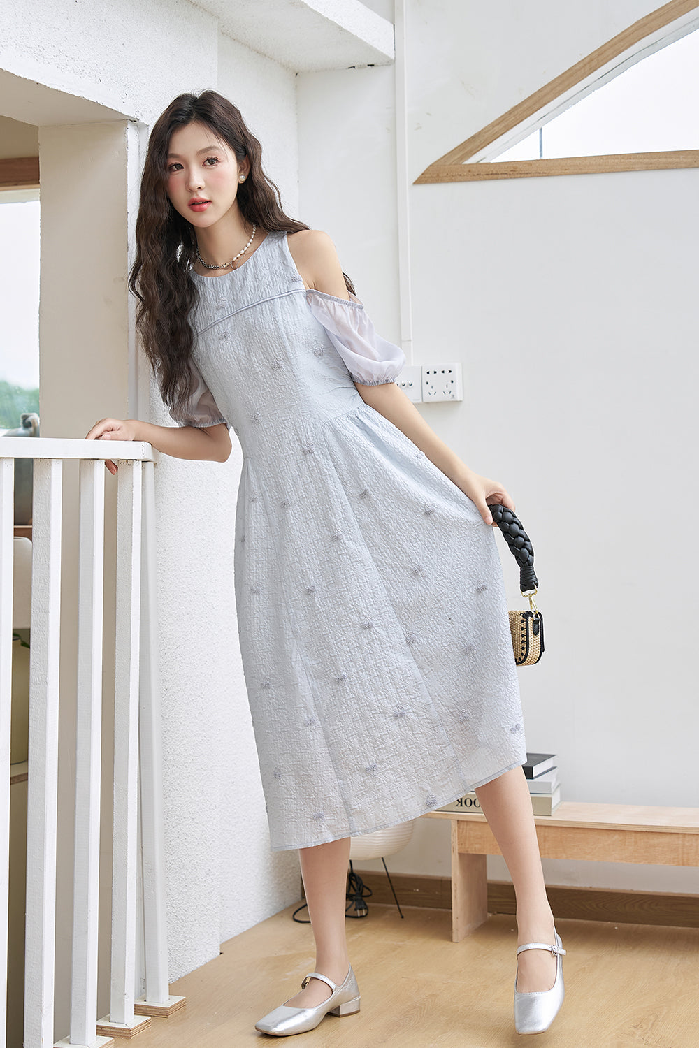 Gaun Maxi A-line untuk Wanita