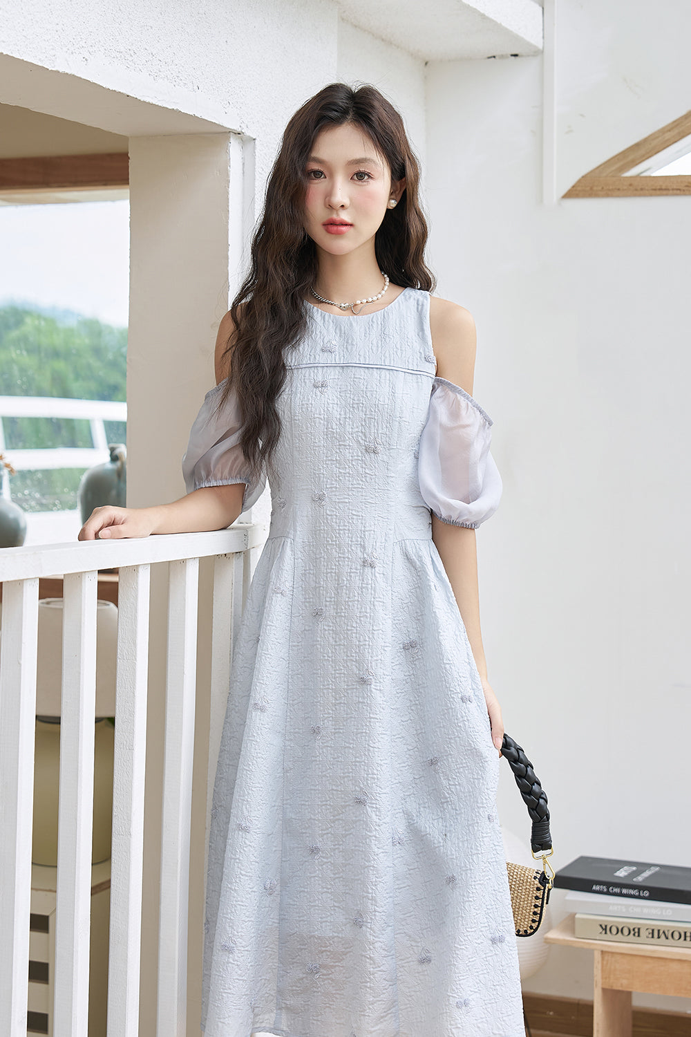 Gaun Maxi A-line untuk Wanita