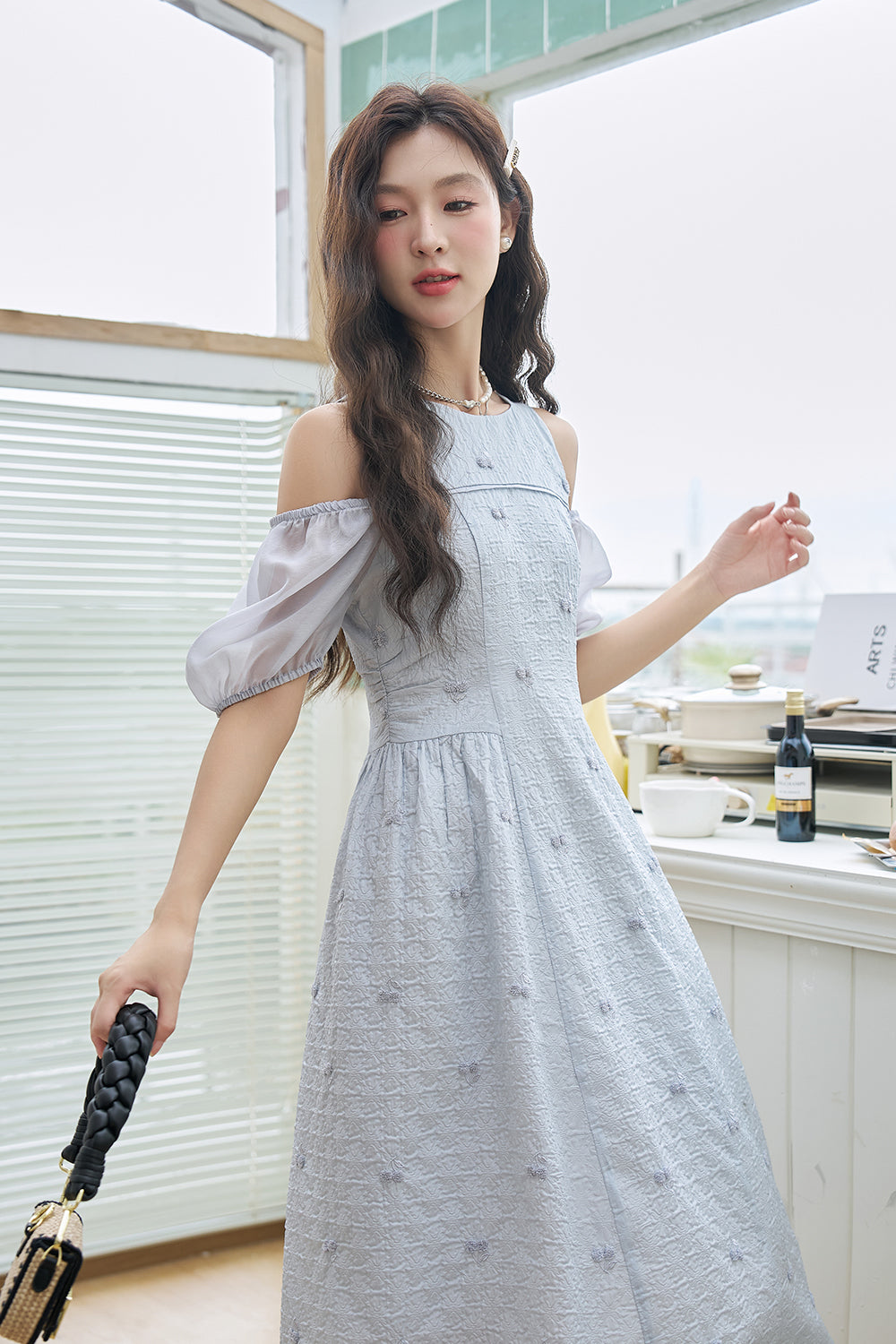 Gaun Maxi A-line untuk Wanita