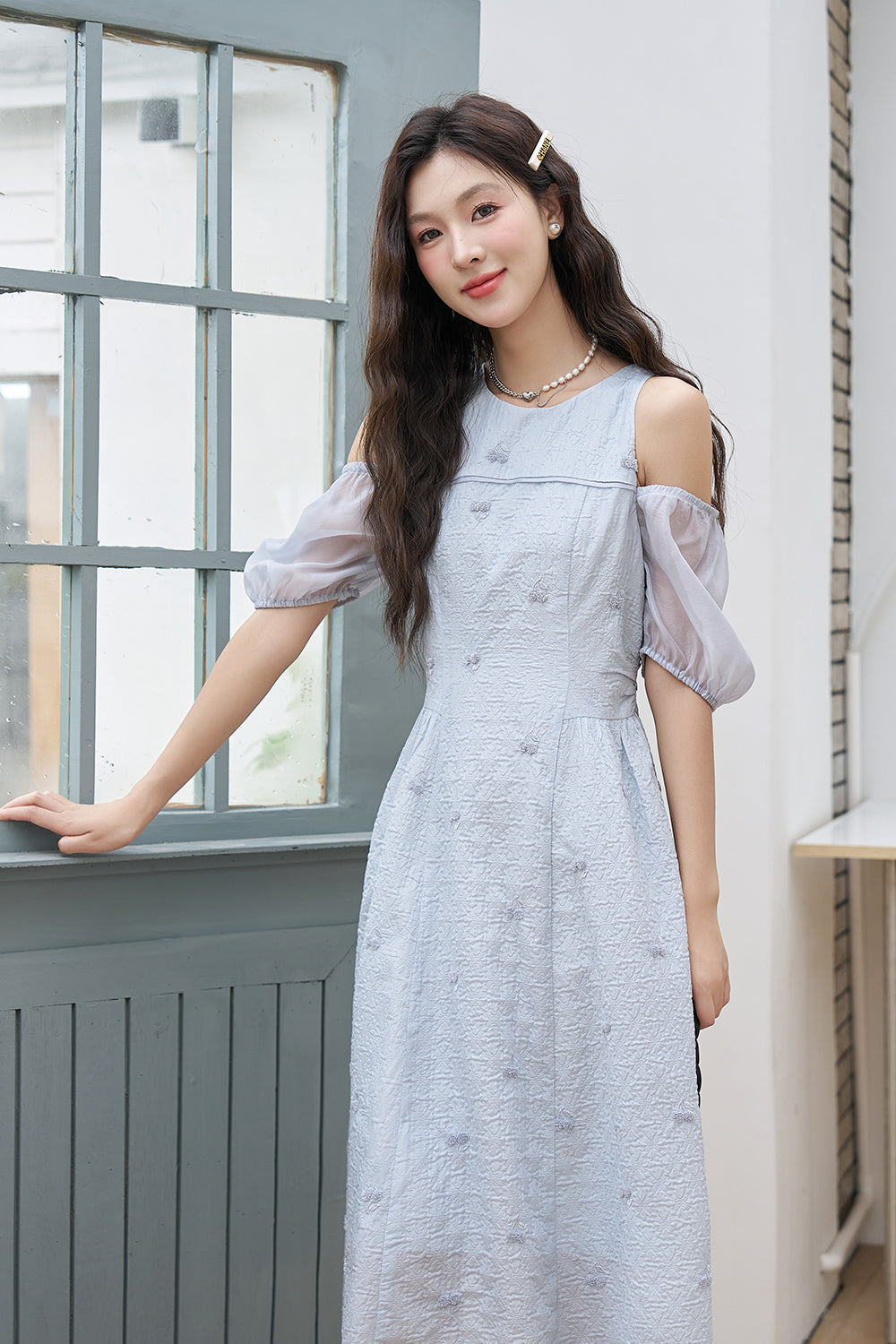 Gaun Maxi A-line untuk Wanita