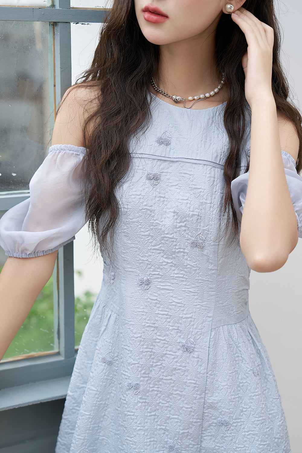 Gaun Maxi A-line untuk Wanita