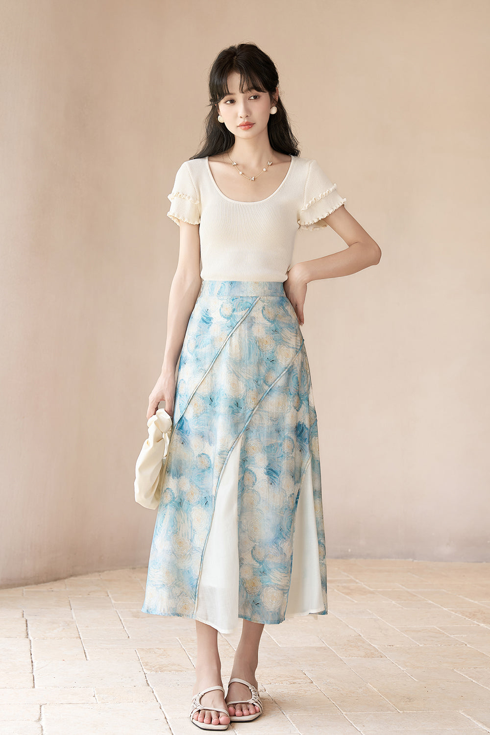 Rok Maxi A Line untuk Wanita